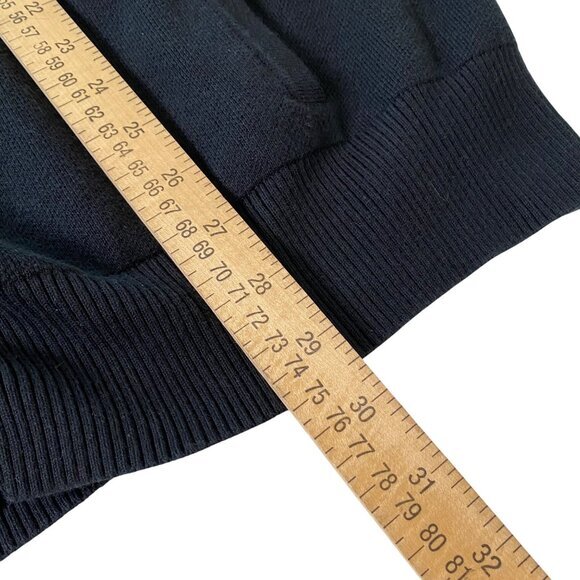 Calvin Klein Mens Black Full-Zip Cardigan Sweater XL 100% Cotton - Picture 7 of 8